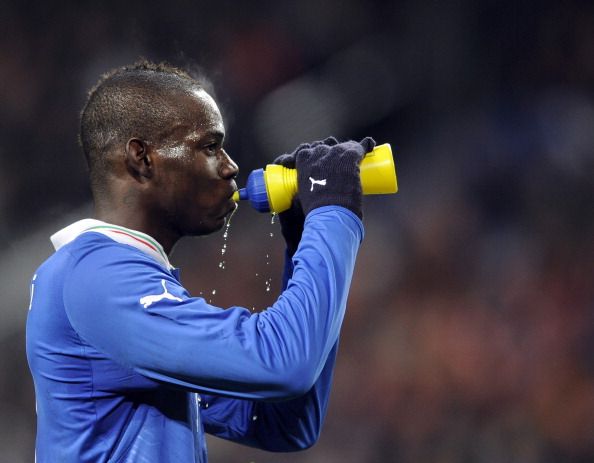 AMSTERDAM, NETHERLANDS - FEBRUARY 06:  Mario Balotelli of Italy during the international friendly match between Netherlands and Italy 