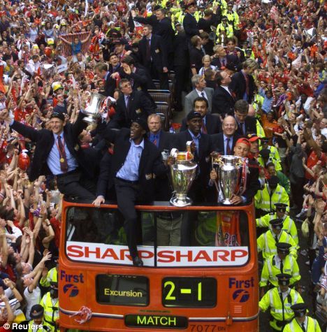 Manchester:Celebration Tour after Treble Winning Season