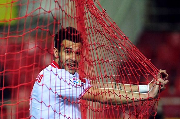 Alvaro Negredo reacts