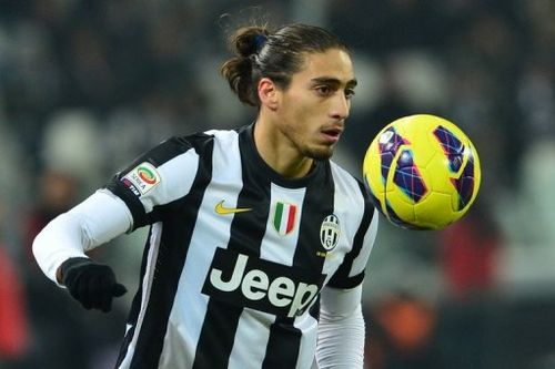 Juventus' Uruguayan defender Martin Caceres, pictured in Turin, on January 26, 2013