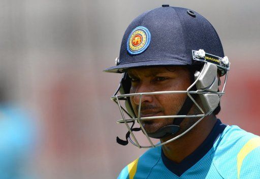 Former Sri Lanka skipper Kumar Sangakkara is pictured during a match in Melbourne on December 25, 2012