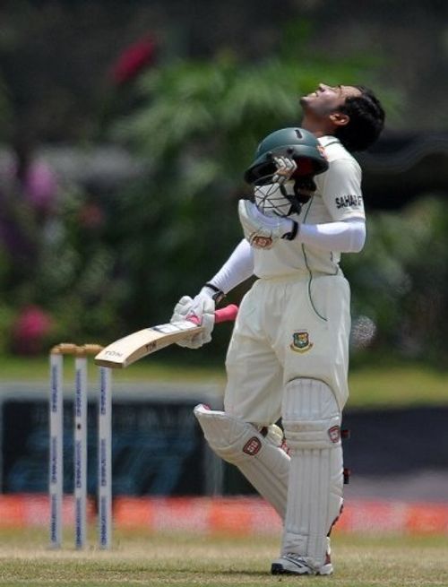 Bangladeshi captain Mushfiqur Rahim at the Galle International Cricket Stadium on March 11, 2013