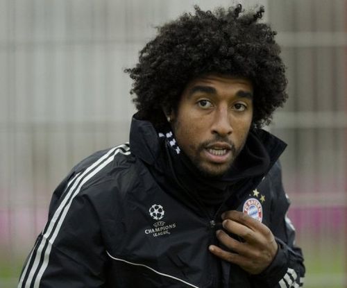 Bayern Munich's Brazilian defender Dante takes part in a training session in Munich, on December 4, 2012