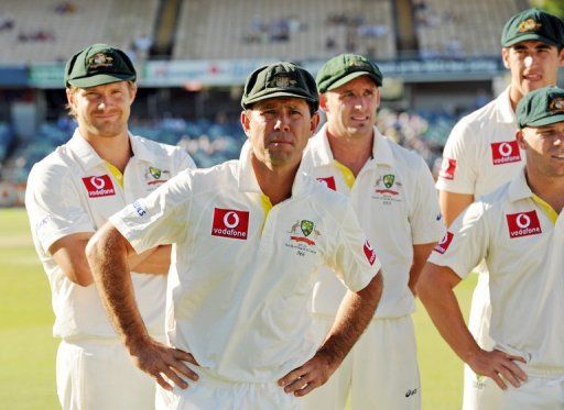 Ricky Ponting following the third Test against South Africa on December 3, 2012