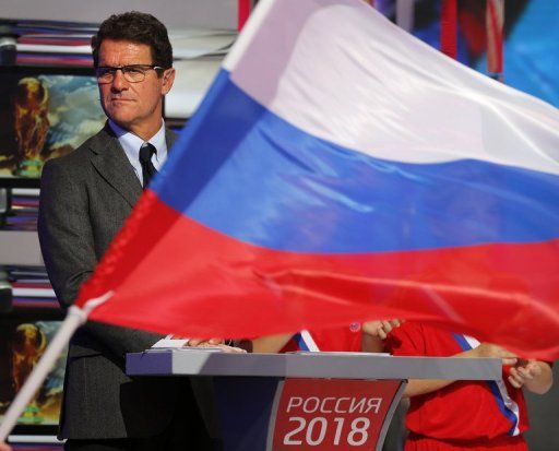 Russian national football team head coach Fabio Capello in Moscow on September 29, 2012
