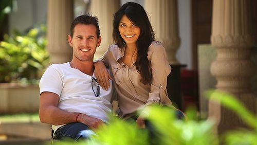 Shaun Tait with Mashoom Singha 