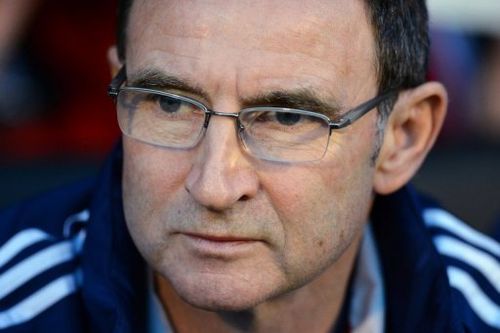 Martin OâNeill at the Premier League match between Fulham and Sunderland at Craven Cottage, London on November 18, 2012