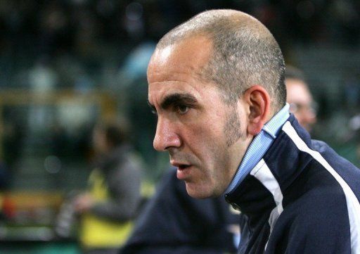 Paolo Di Canio is shown at Rome&#039;s Olympic stadium while playing for Lazio, December 17, 2005