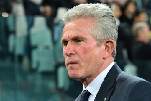 Bayern Munich&#039;s head coach Jupp Heynckes looks on at the Juventus Stadium in Turin on April 10, 2013