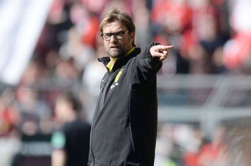 Dortmund's head coach Juergen Klopp reacts in Dortmund on April 20, 2013