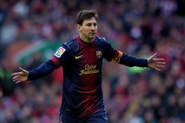 Lionel Messi won consecutive Golden Boot awards in 2012-13.