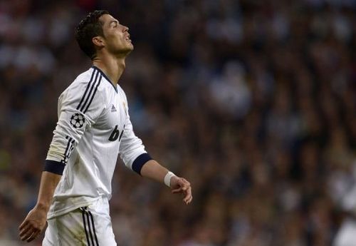 Real Madrid forward Cristiano Ronaldo is shown during the match against Borussia Dortmund in Madrid on April 30, 2013