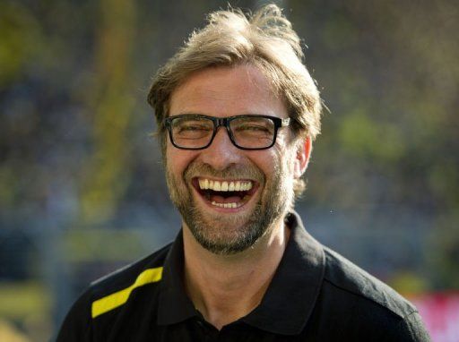 Dortmund&#039;s head coach Juergen Klopp is seen in Dortmund, western Germany on May 4, 2013