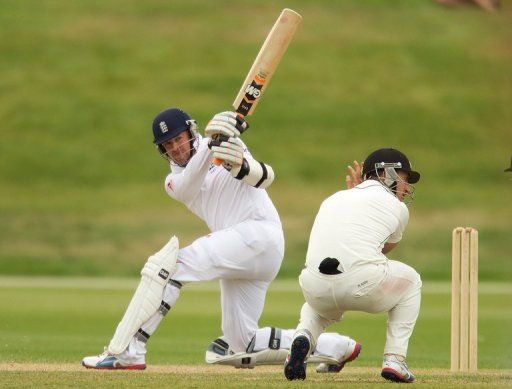 England&#039;s Graeme Swann at the Queenstown Event Center in Queenstown, New Zealand on March 1, 2013