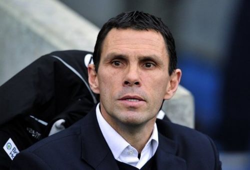 Brighton manager Gus Poyet pictured at their FA Cup fourth round match against Arsenal on January 26, 2013