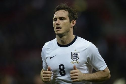 England's Frank Lampard is pictured during their football friendly against the Republic of Ireland on May 29, 2013