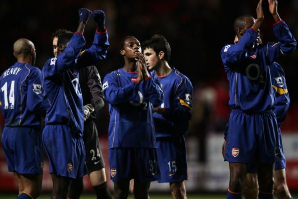 Arsenal away 2004/05