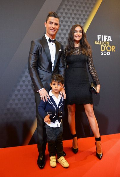 FIFA Ballon d'Or nominee Cristiano Ronaldo of Portugal and Real Madrid and Irina Shayk