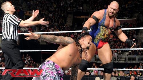 The Usos vs Ryback and Curtis Axel