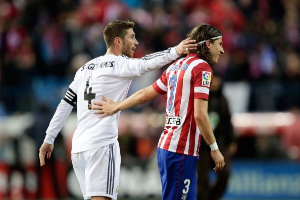 Sergio Ramos and Filipe Luis