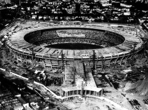 Aerial view Maracana