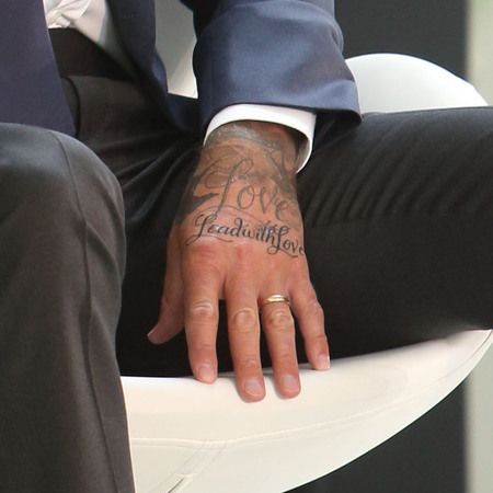 david beckham tattoo