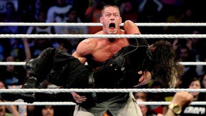 John Cena vs Rollins in WWE Main Event