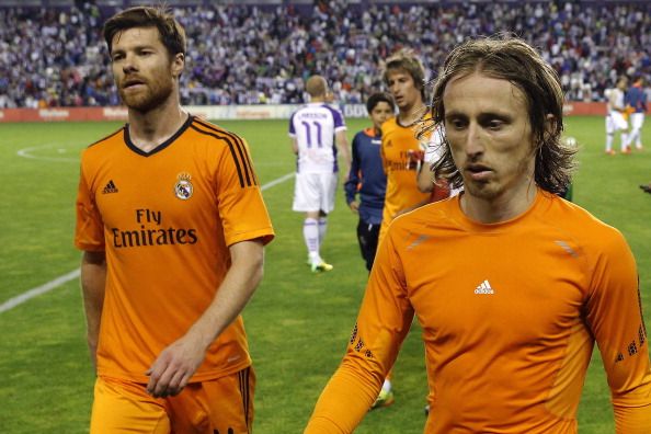 Luka Modric and Xabi Alonso