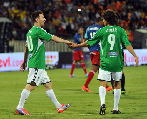 Compatriot Pablo Aimar is Lionel Messi's idol