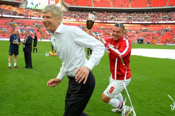 Podolski Wenger