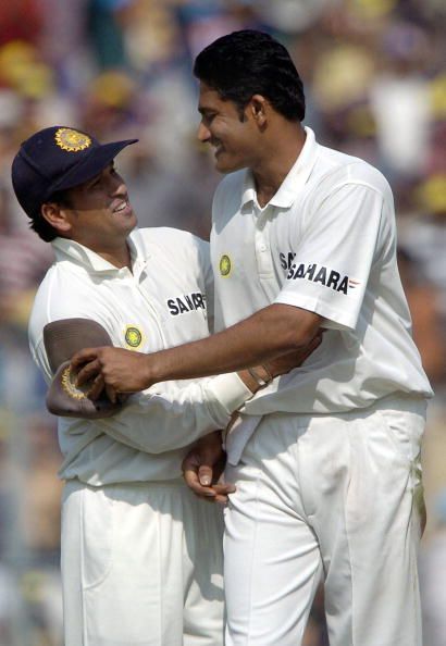 Anil Kumble Sachin Tendulkar