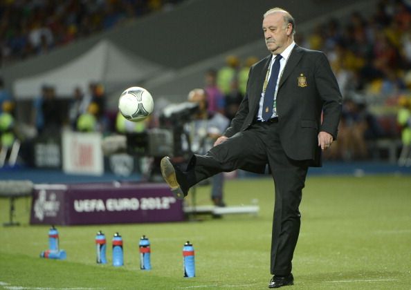 Vicente Del Bosque hardly used a striker in Euro 2012