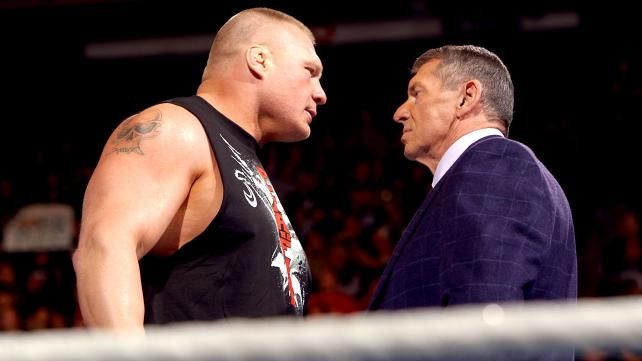 Image result for brock lesnar vince mcmahon sportskeeda