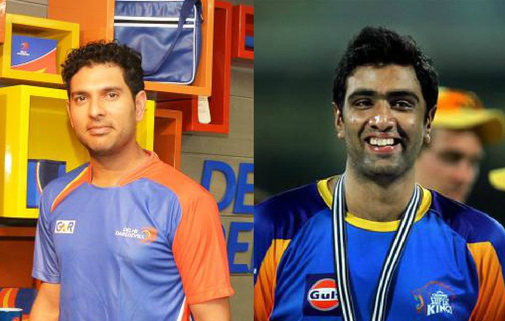 Yuvraj Singh Ravichandran Ashwin