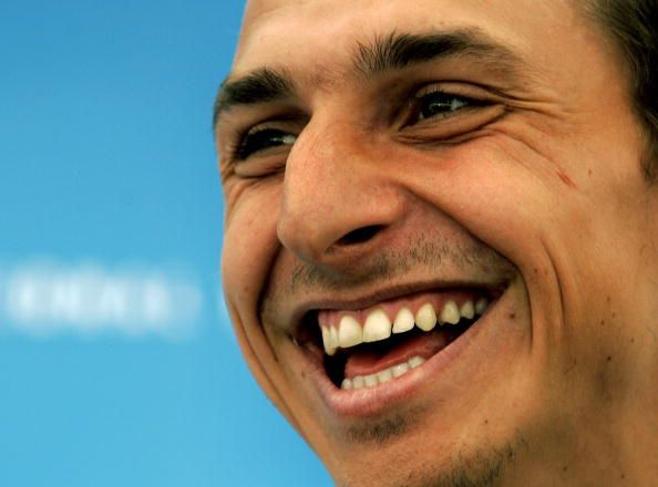 zlatan ibrahimovic laugh