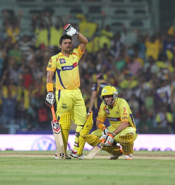 Suresh Raina Michael Hussey