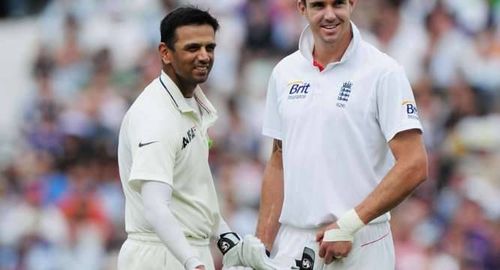 Rahul Dravid and Kevin Pietersen