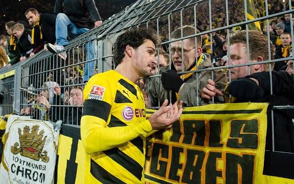 Mats Hummels Borussia Dortmund fans