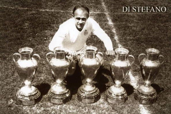 Alfredo Di Stefano won five consecutive European Cups from 1955/56 to 1959/60&nbsp;