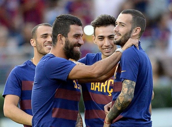 Arda Turan Aleix Vidal Barcelona