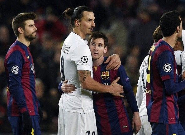 Zlatan Ibrahimovic Lionel Messi