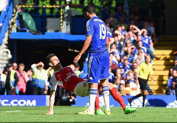 Costa Koscielny Chelsea Arsenal