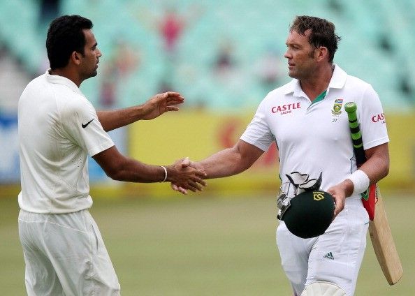 Jacques Kallis Zaheer Khan