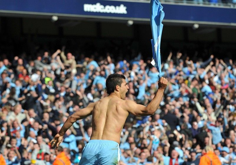 Man City Sergio Aguero QPR goal 2012