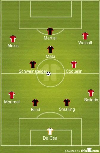 Arsenal Manchester United Combined XI