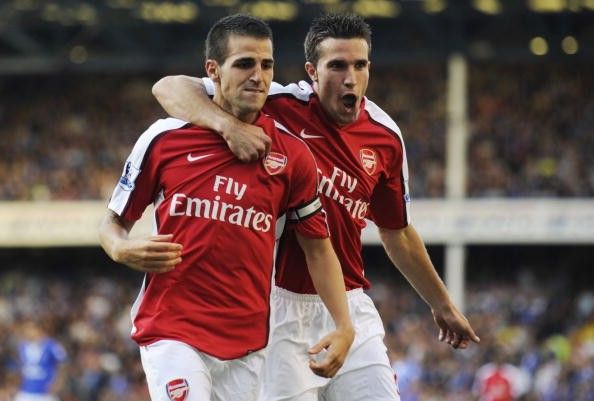 Cesc Fabregas Robin van Persie