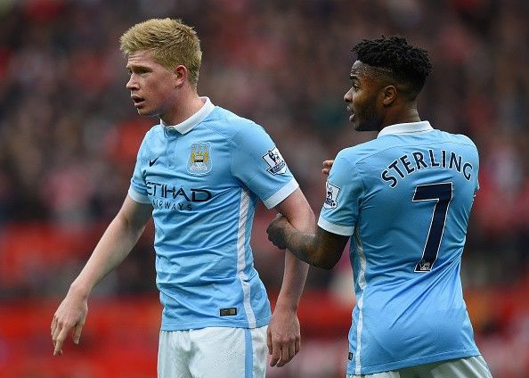 Kevin De Bruyne Raheem Sterling