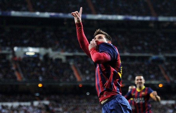 Lionel Messi el clasico record