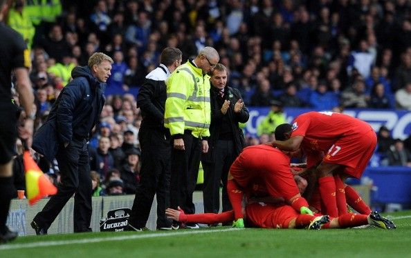 Luis Suarez dive David Moyes