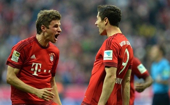 Muller Lewandowski Bayern Munich score attack